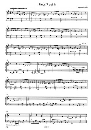 Preview: Notenbeispiel Pieps Burkhard Mohr